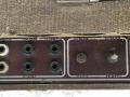 Vox AC30-6 Normal Fawn Red Panel 1963, 3 lederen handvaten, brass vents, 6 inputs.