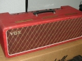 Vox JMI AC30/6 head Super Twin Red 1963, was er ook in Dark Blue.