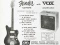 Fender Vox advertentie augustus 1960.