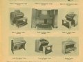 Jennings Organ Company,  folder1959 met de modellen A, B, C, D1, D2, D5, G en K.