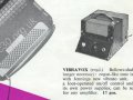 Vibravox model1,  buizen ECC82 en 2x ECC83, JMI advertertentie januari 1958.