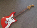 Duotone 1962, 2 pickups en tone switch, verder als Soloist met 1 pickup, front.