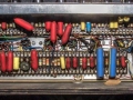 Vox AC30 TB 1967 , tagstrip met Red Lemco condensatoren en witte Erie weerstanden.