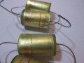 WIMA Tropyfol TFF condensatoren zoals gebruikt door JMI in Vox producten vanaf 1965.