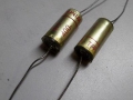 Wima Tropyfol TFF condensatoren zoals gebruikt door JMI in Vox producten vanaf 1965.
