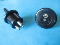 Bulgin Mains 3 pins plug in  Vox JMI versterkers female in socket, male in plug.