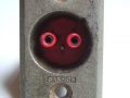 Canon XLR-LNE 2 pins connector plat voor mains van AC100.