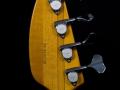 Bill Wyman Style Bass VBW 2500, Black Cherry 50th Anniversary, Limited Edition , Japan 2008, headstock back met serienummer.