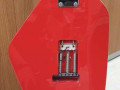 Mark V-V-MK5  Phantom gitaar 2013  Salmon Red, body back zonder afdekplaat.