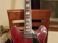Virage 2 DC in Deep Cherry 2011 Japan, Mahogany body en neck, carved ash top, front.
