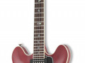 Virage 2DC Butterfly in Stained Red 2011 Japan, Mahogany body en neck carved ash top, front. Unieke finishing  exclusief voor Musikmesse 2011.