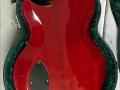 Virage 2SC Butterfly in Deep Cherry 2011 Japan, Mahogany body en neck carved ash top, body back.