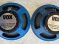 Vox label Fane 125283 pale blue, ceramic speakers, als o.a. gebruikt in Rose Morris AC30 1979-1985.
