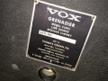 Vox Grenadier X Line Source speakers Thomas Organ US typeplaatje.
