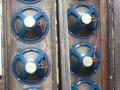 Vox Line Sources PA speakers early model 1963-1964 40 watt, type LS 40 met parallel aangesloten Elac blue 10N 81  10 inch 16 ohm speakers.
