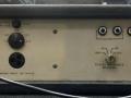 Vox transistor versterker PA 50 SS 4 kanaals (3 micro + 1 muziek) 50 watt 1968 JMI, back met 3 outputs en impedantie selector.