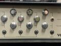 Vox transistor versterker PA 50 SS 4 kanaals (3 micro + 1 muziek) 50 watt 1968 JMI, front.