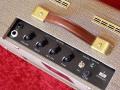 Replica JMI Reverberation Unit JMRV, made in UK, met 3 spring Accutronics Reverb tank, top.