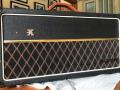 Vox Echo Reverberation Unit in  Basketweave 1966, met zwart pvc Reverb badge rechts onder (handvat niet origineel).