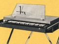 Continental Organ MK1 vroeg model met gestyleerd Vox logo, ook gebruikt voor Vox Transonic TS-30 versterker.