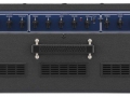 2010- AC30VR Blue panel, 1 input 2 kanalen Normal Overdrive, Digitale Reverb chip, Tone eq Treble en Bass. Gold strings zijn achterwege gelaten.