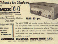 voxEcho advertentie van maart 1961 Framez Wheel Echomatic Model No. 2 met 4 weergave koppen.