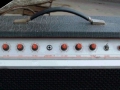 WEM Dominator 25 Bass buizenversterker ca 1978, controlpanel.